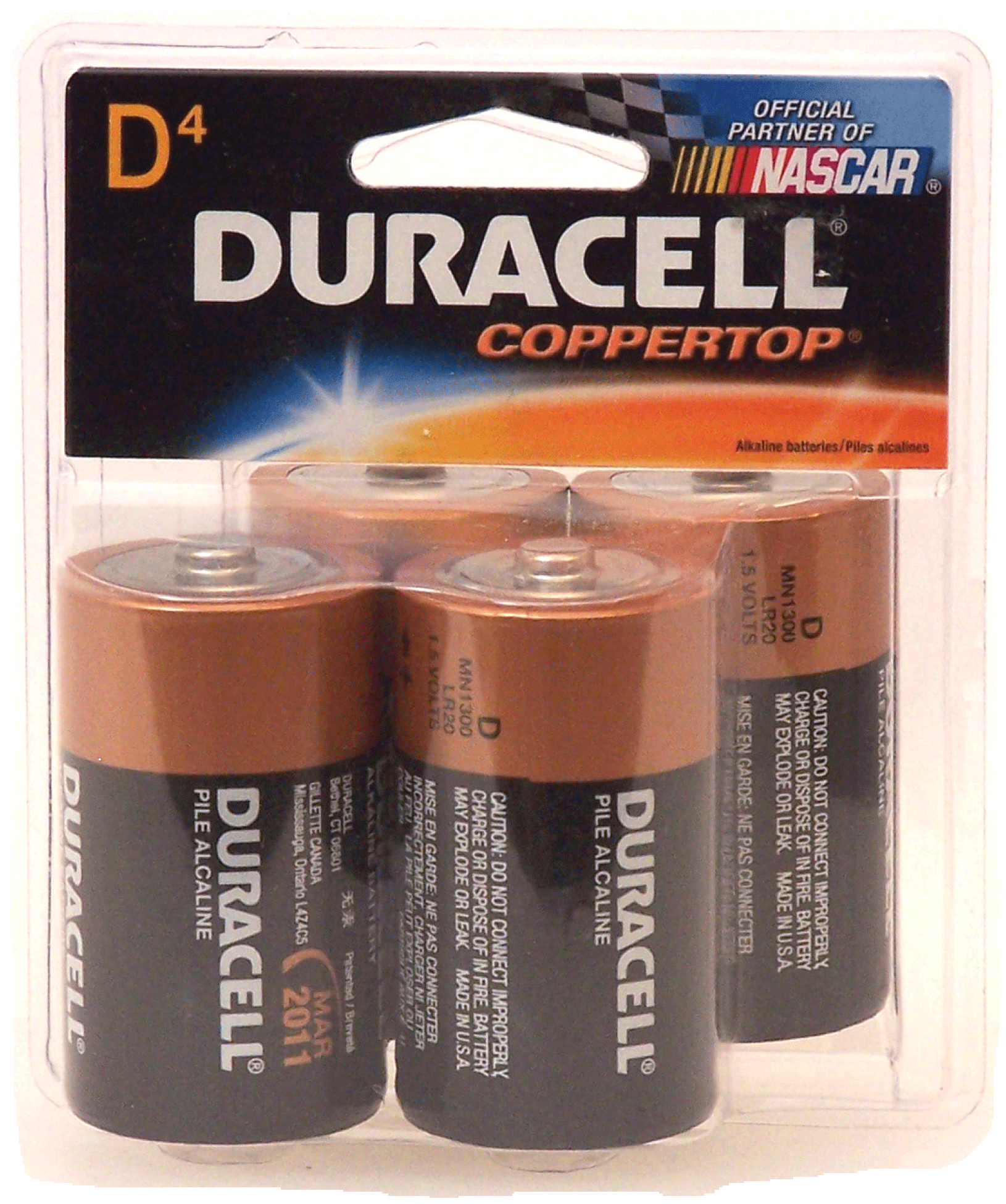 Duracell Coppertop d size alkaline batteries Full-Size Picture